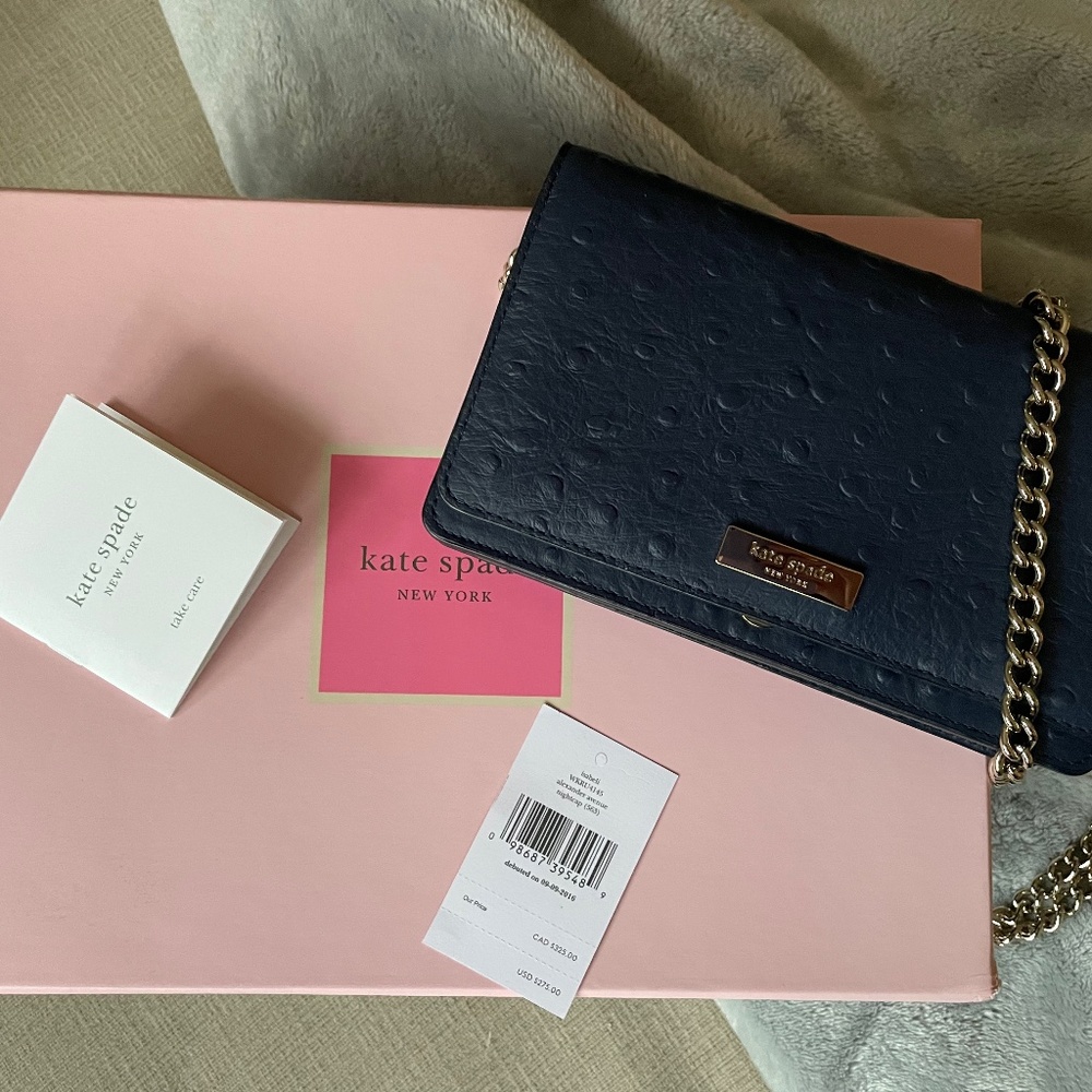 Navy Kate spade crossbody bag